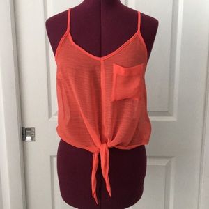 Urban Outfitters Coral Tank Top Size S